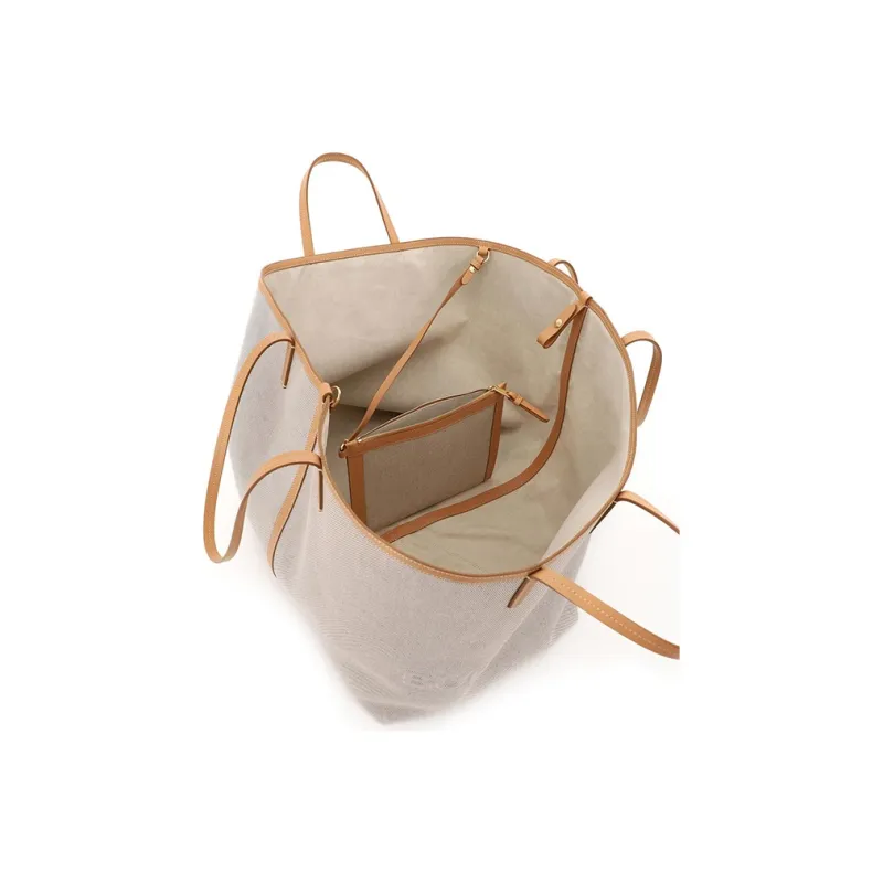 Burberry Xl Beach Tote 'Nude'-4