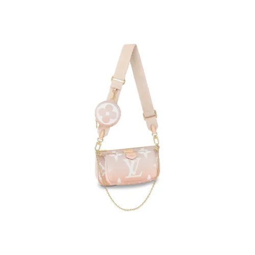 LOUIS VUITTON Multi Pochette Gradient Pastel Mist