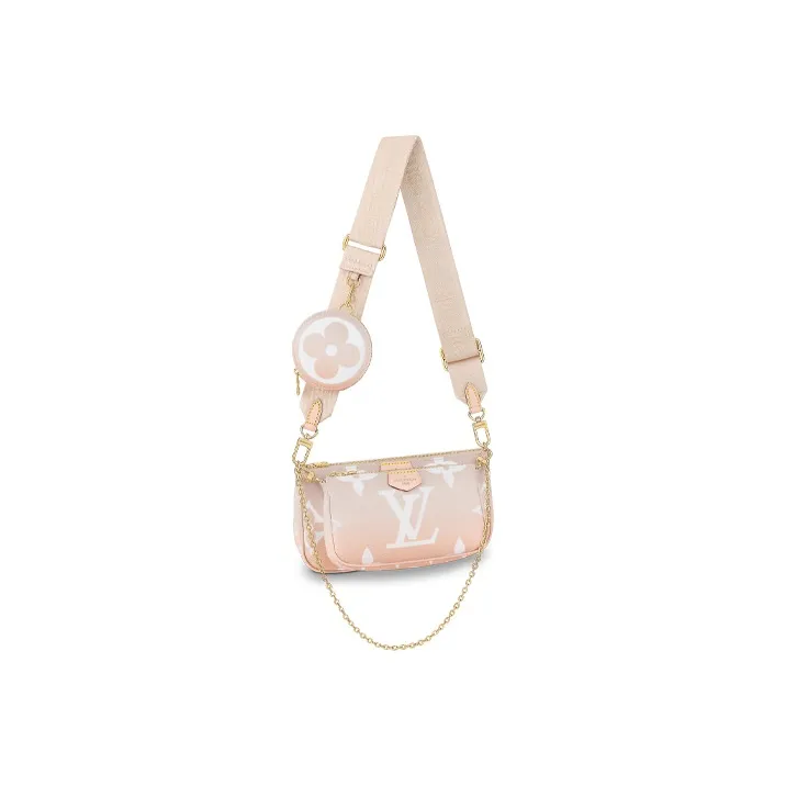LOUIS VUITTON Multi Pochette Gradient Pastel Mist-0