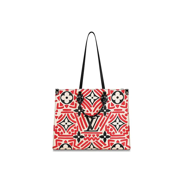 LOUIS VUITTON Crafty Onthego Gm Cream/Red-0