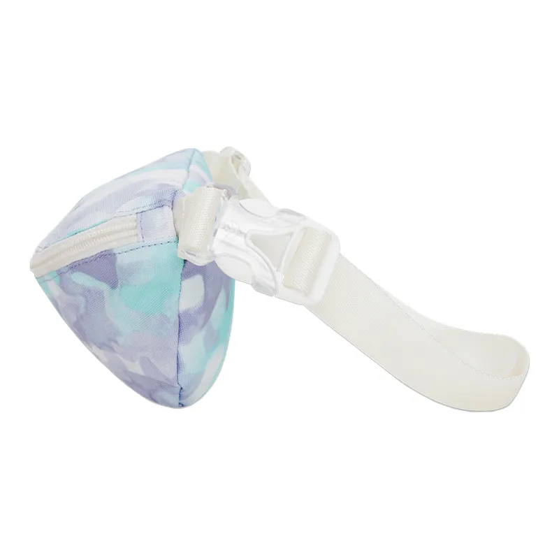 Converse Polyester Sling Bag, Crossbody Bag, Fanny Pack Unisex Light Blue Purple-2