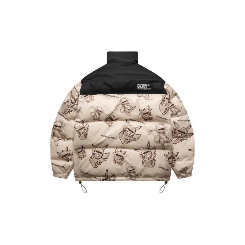 HARSH AND CRUEL Puffer Jacket Winter Unisex-31