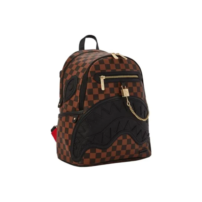 SPRAYGROUND Polyvinyl Chloride Backpack Regular Men's Brown-1