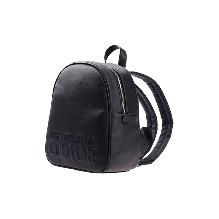 VERSACE JEANS COUTURE Leather Backpack Men's Black-1