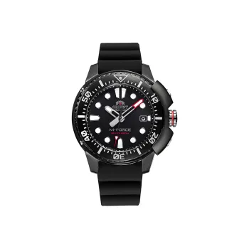 ORIENT Sports Collection Mechanical Movement Rubber Strap Watch Men's Watches Black Dial AC0L03B