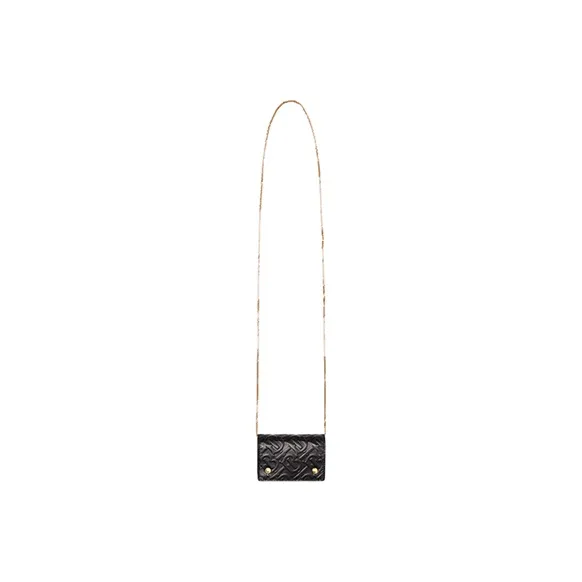 Burberry Leather Card Holder Women's Black-3