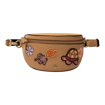 COACH Bethany Leather Sling Bag Women's Toffee Brown