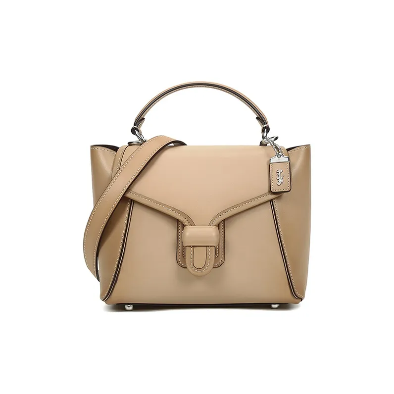 COACH Courier Leather Handbag Crossbody Bag Shoulder Bag Women's Oat-0