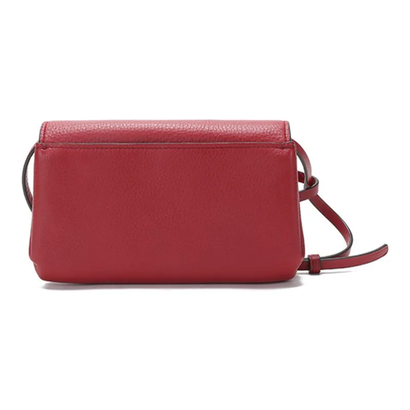 TORY BURCH Miller Leather Shoulder Bag Women's Rosehip Red-3
