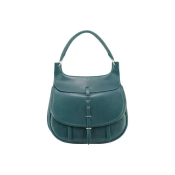 Fontana Milano 1915 Leather Shoulder Bag Handbag Shoulder Bag Women's Blue