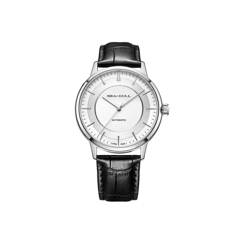 Sea Gull National Collection Automatic Mechanical Movement Watch Men's Watches White Dial-0