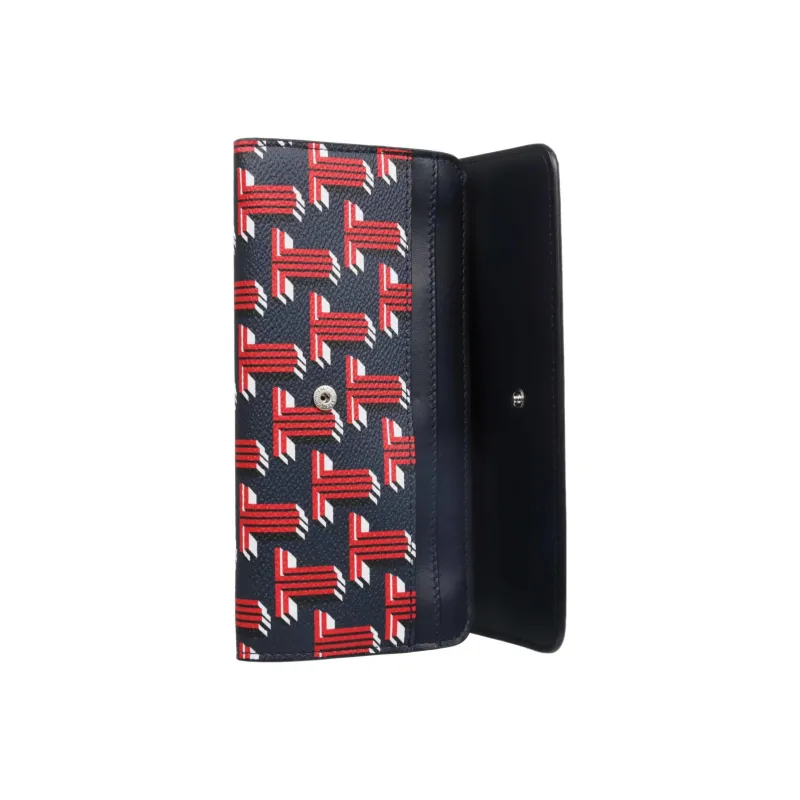 Lanvin Leather Wallet Men's Blue-3