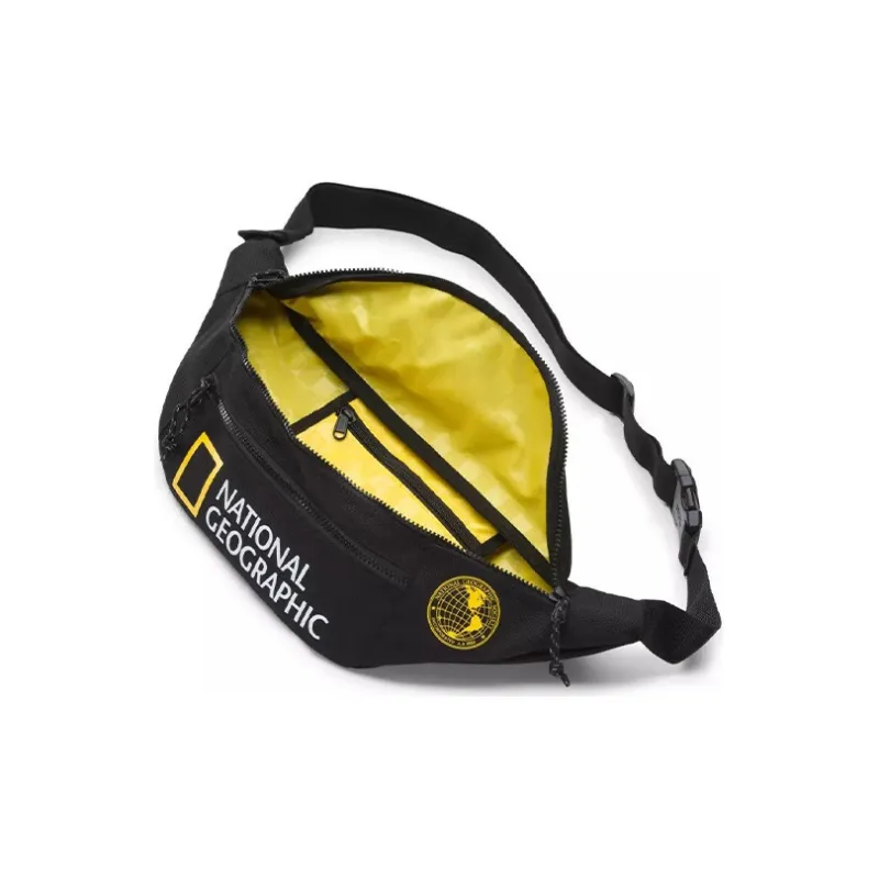 Vans Polyester Sling Bags Crossbody Bags Unisex Black/Yellow-2