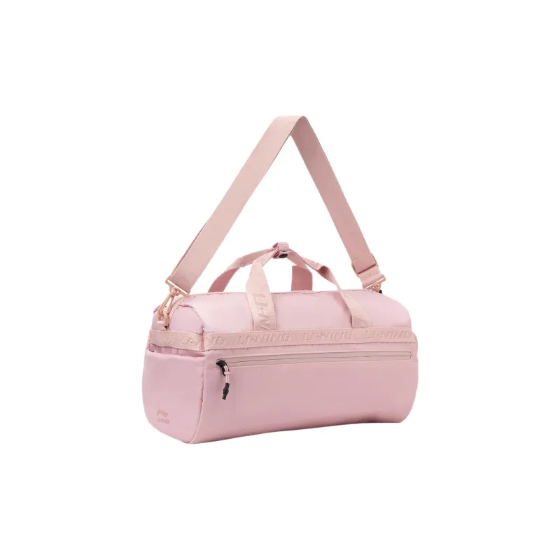 LiNing Fabric Travel Bag, Bucket Bag, Gym Bag Unisex Cherry Blossom Pink-1