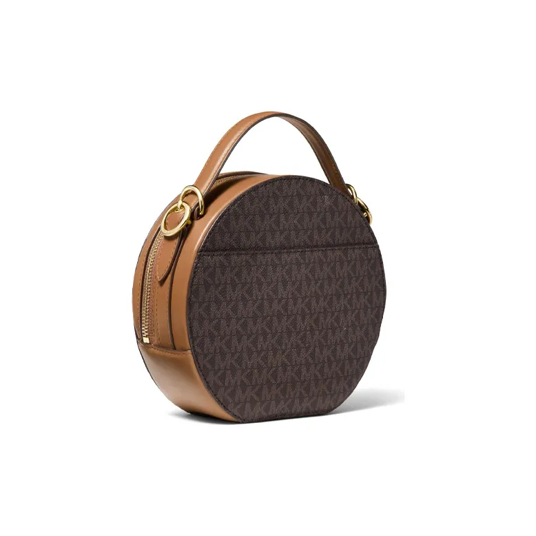 MICHAEL KORS Round Cake Bag Crossbody Bag Shoulder Bag Medium Size Women's Brown-1