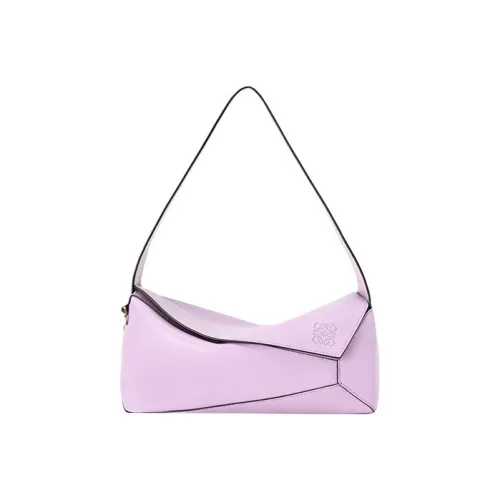 LOEWE Puzzle Hobo Bag In Nappa Calfskin Bloom Orchid