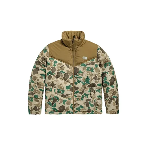 THE NORTH FACE Puffer Jackets Men Camouflage Brown