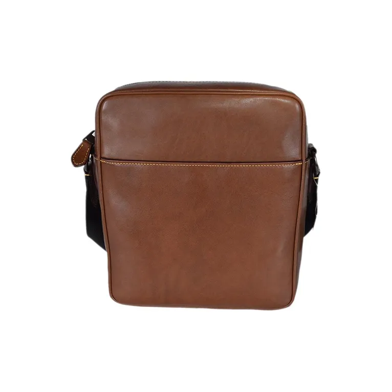 COACH Metropolitan Leather Shoulder Bag Crossbody Bag Small Size Men's Brown-2