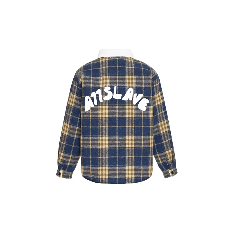 A11SLAVE Loose Fit Thickened And Fleece-Lined Jacket Winter Unisex-1