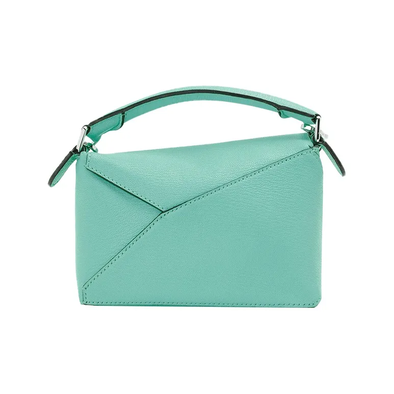 LOEWE Puzzle Goatskin Geometric Bag Puzzle Bag Handbag Shoulder Bag Crossbody Bag Mini Women's Mint Green-4