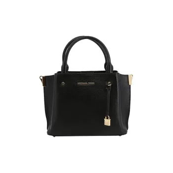 MICHAEL KORS MICHAEL KORS Luggage Collection Cow Leather Tote Bag Shopping Bag Handbag Small Size Women's Black