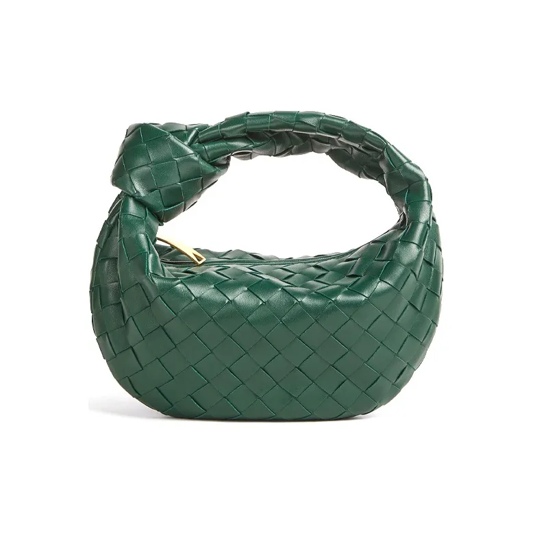 Bottega Veneta JODIE Cow Leather Dumpling Bag Clutch Mini Women's Dark Green-0