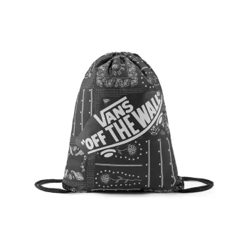 Vans Polyester Drawstring Bag Basketball Bag Gym Bag Backpack Regular Unisex Black