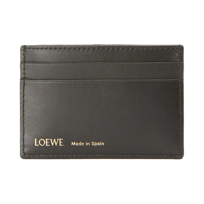 LOEWE Cow Leather Card Holder Card Holder Women's Marine Blue/Black-1