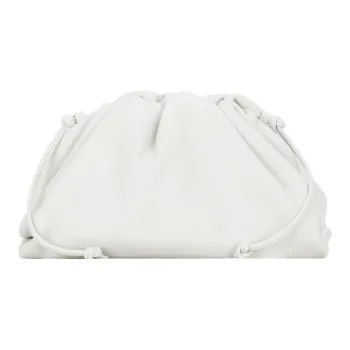 Bottega Veneta POUCH Cloud Bag Cow Leather Handheld Crossbody Bag Shoulder Bag Women's Cream White