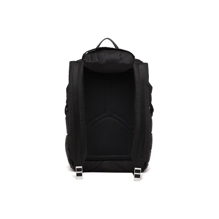 PRADA Fabric Backpack Regular Men's Black-2
