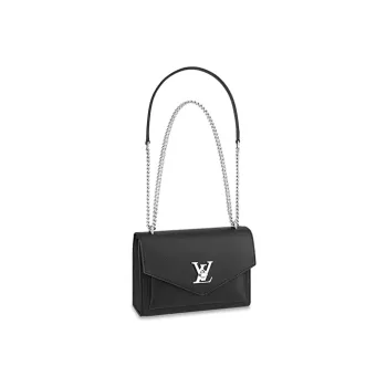 LOUIS VUITTON Top Handle My Lockme Bb Noir Black