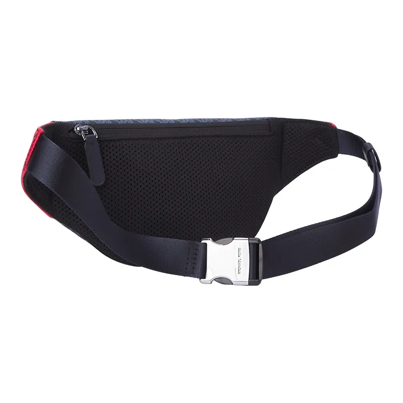 MICHAEL KORS Greyson Artificial Leather Fanny Pack Men's Marine Blue & Red-1