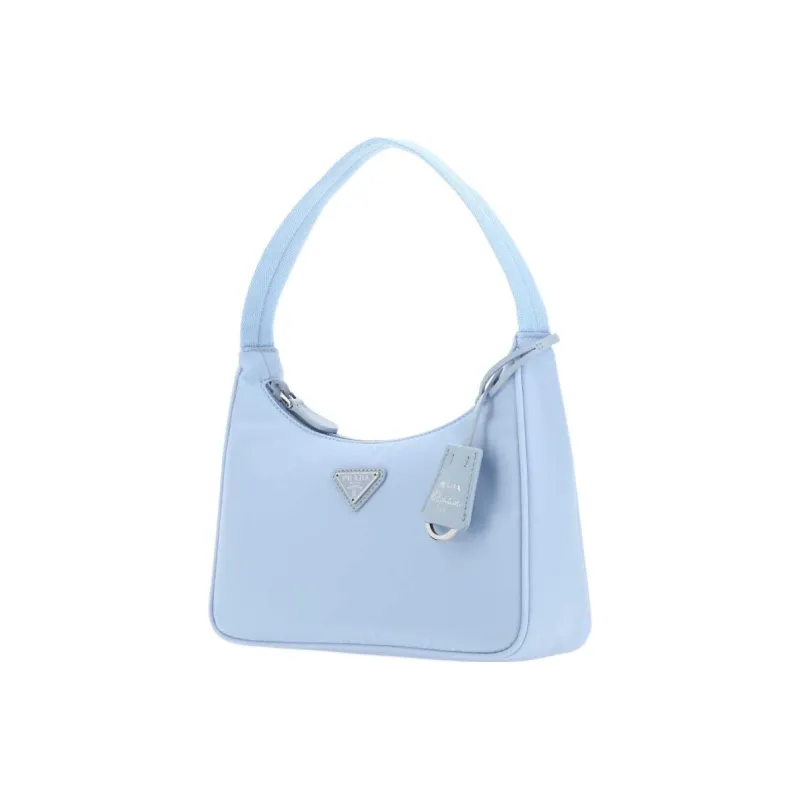 PRADA Re Edition 2000 Re Nylon Mini Bag Celeste-2