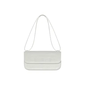 Balenciaga Gossip Cow Leather Crossbody Bag Shoulder Bag Women's White