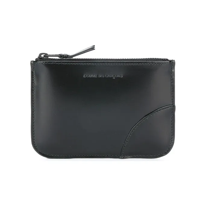 CDG Leather Wallet Unisex Black-0