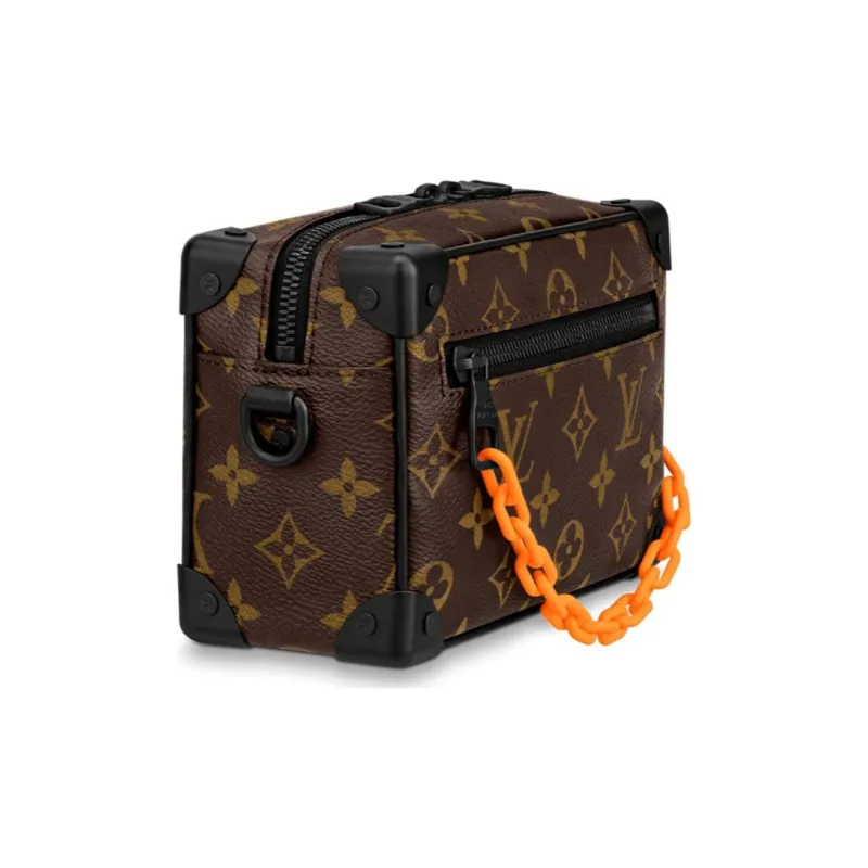 LOUIS VUITTON Mini Soft Trunk Monogram Brown/Orange-1