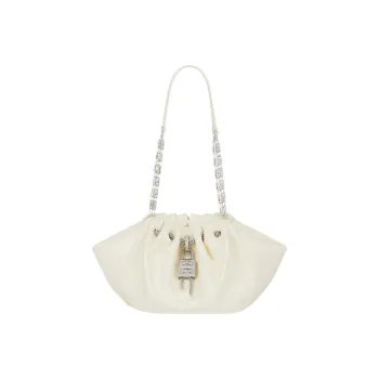 Givenchy 4G Soft Sheepskin Shoulder Bag Handbags Shoulder Bags Women's Ivory