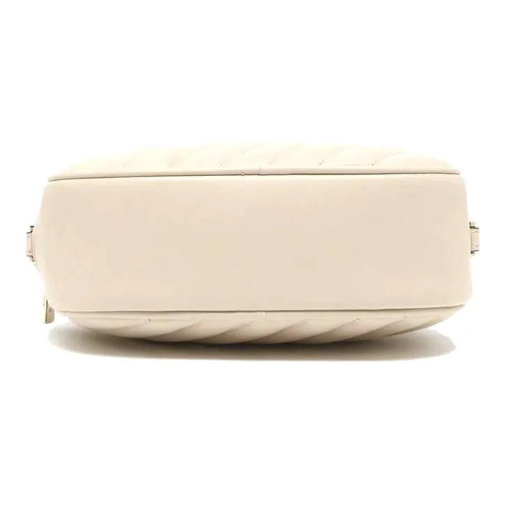 MICHAEL KORS MICHAEL KORS Handbag Collection Rose Leather One Shoulder Handbag, Crossbody Bag Women's Cream White-4