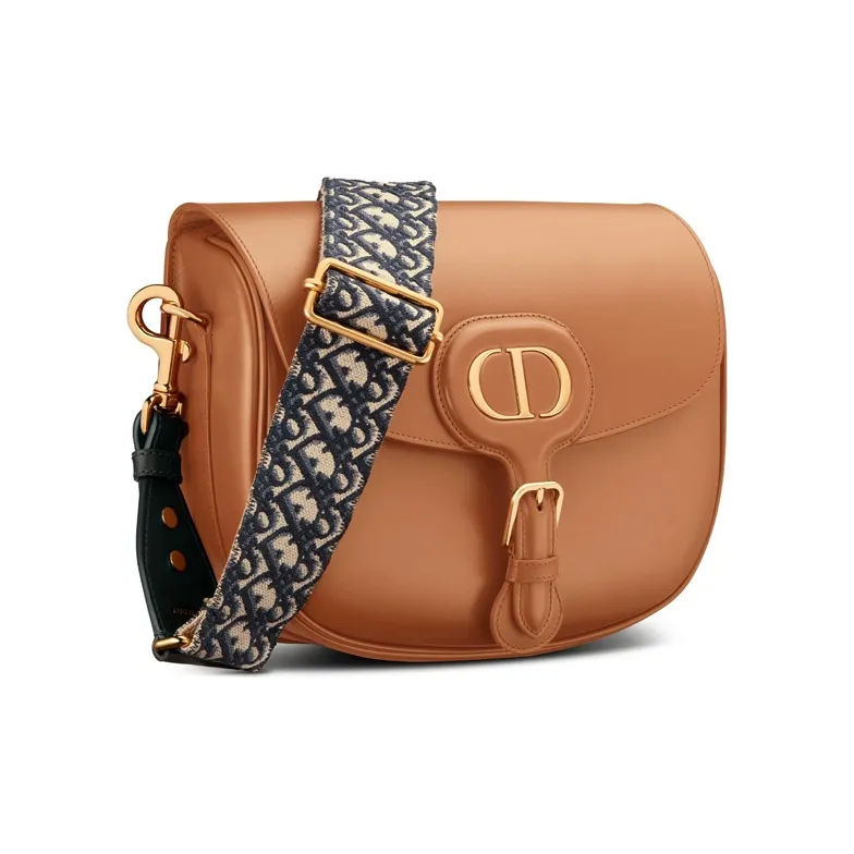 DIOR Bobby Cow Leather Shoulder Bag Crossbody Bag Women's Dark Brown-1