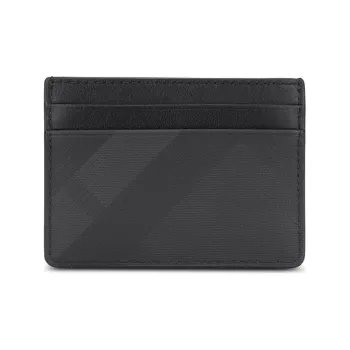Burberry Canvas Card Holder Men's Black