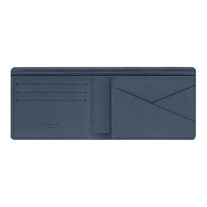 LOUIS VUITTON Multiple Wallet Monogram Shadow Navy Blue-3