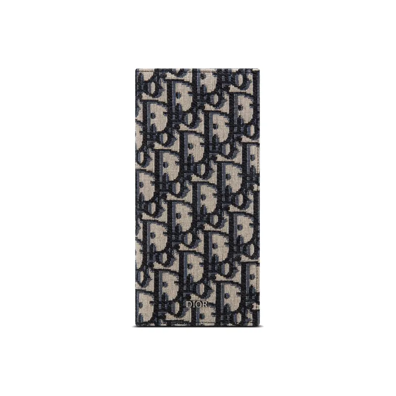 DIOR Fabric Wallet Women's Denim Blue-0