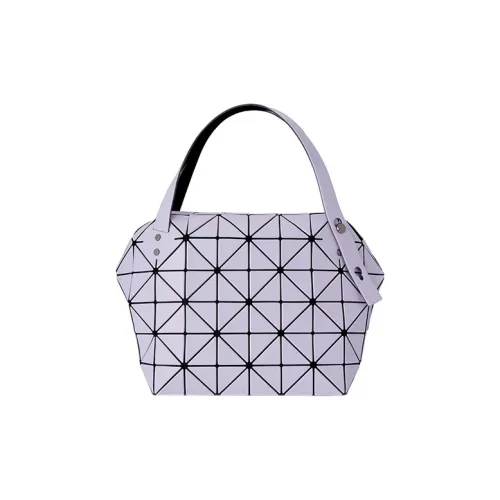 ISSEY MIYAKE Boston Polyester One Shoulder Handbag Women's Taro Purple