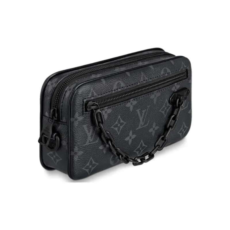 LOUIS VUITTON Pochette Volga Monogram Eclipse Black-1