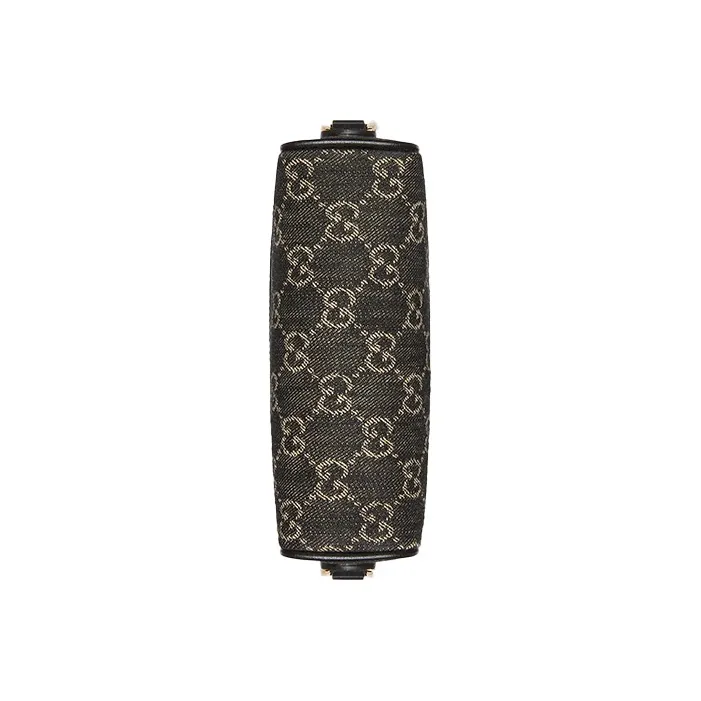 GUCCI Ophidia Denim Camera Bag, Crossbody Handbag, Shoulder Bag Women's Black-4