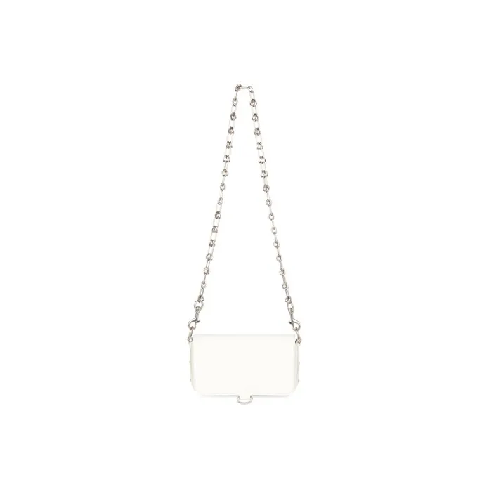 Balenciaga Bondage Calfskin Shoulder Bag Crossbody Bag Regular Women's White-1