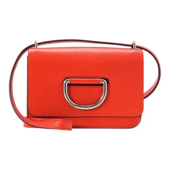Burberry Leather Handbag, Crossbody Bag, Shoulder Bag Women's Red