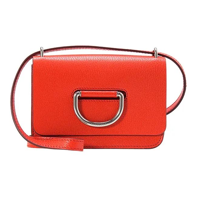 Burberry Leather Handbag, Crossbody Bag, Shoulder Bag Women's Red-0
