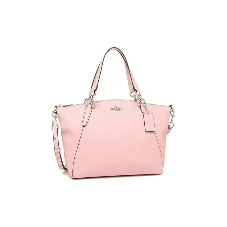 COACH Cow Leather One Shoulder Crossbody Crossbody Bag Dumpling Bag Handbag Large Size Women's Cherry Blossom Pink-1