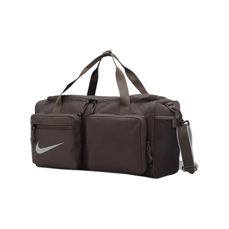Nike Polyester Portable Crossbody Basketball Bags Travel Bags Gym Bags Large Size Unisex Dark Wood Umber-2